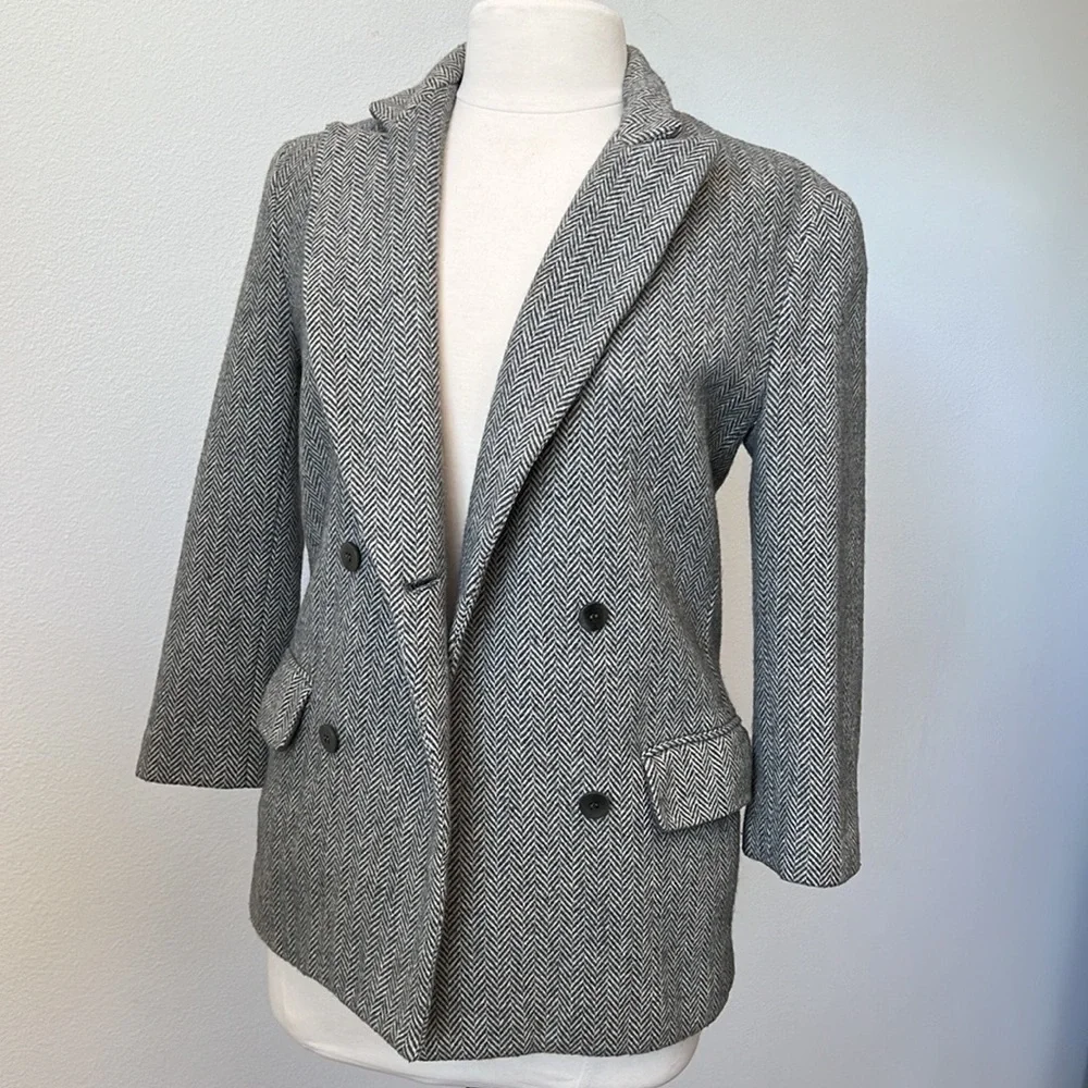 J. Crew Woman WOOL Blazer Jacket Size 4